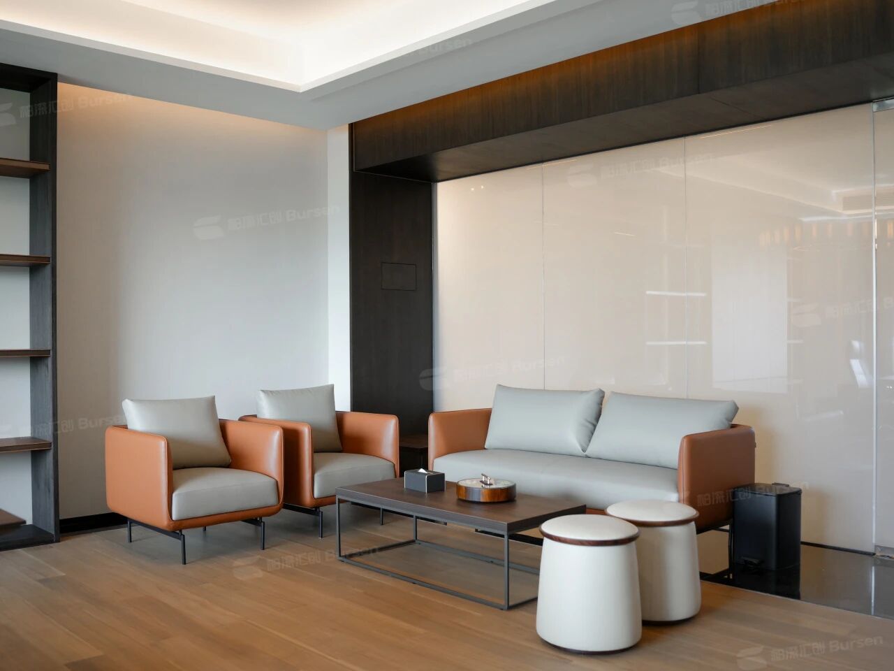 1200m²钢制企业办公实景