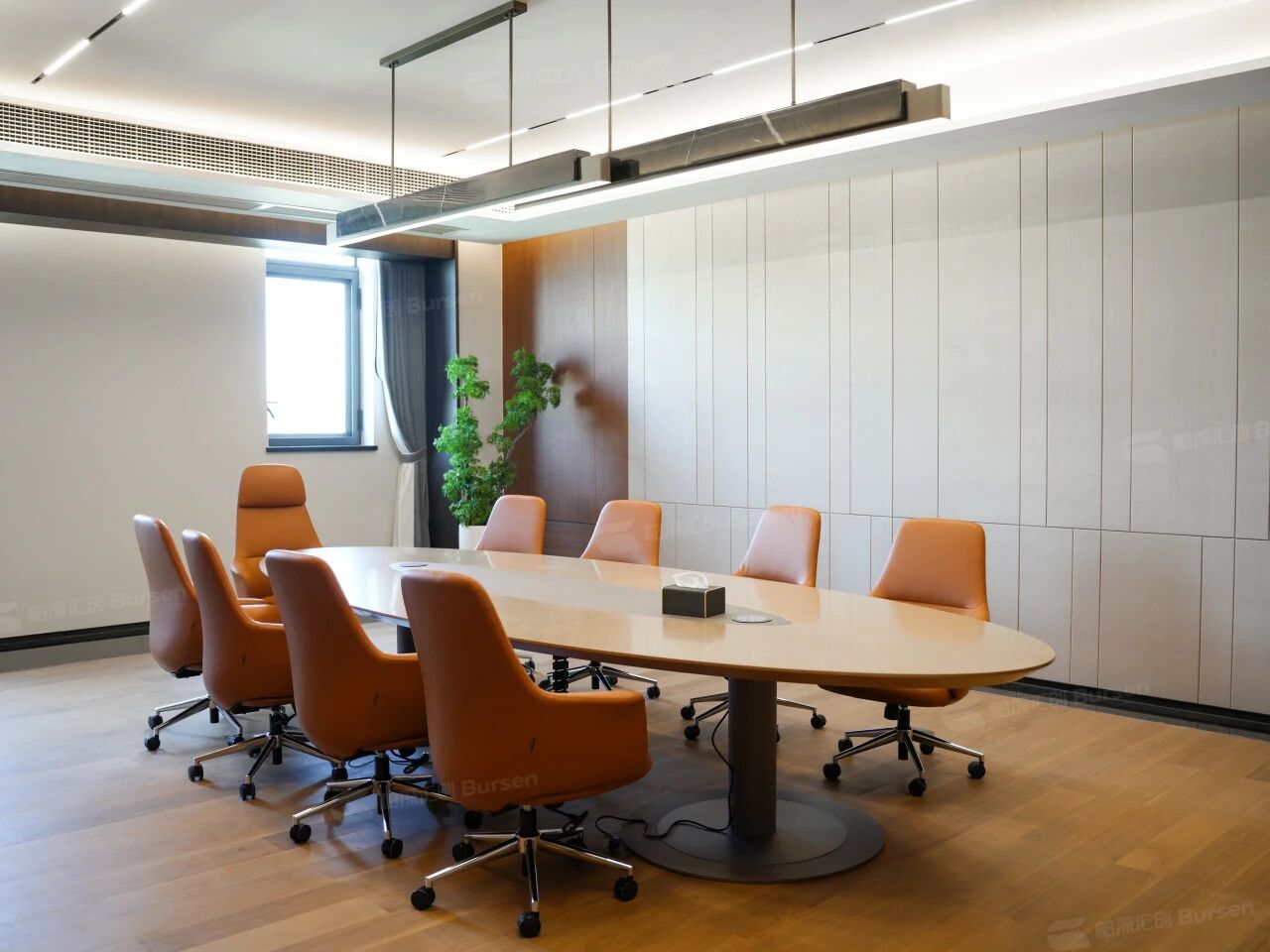 1200m²钢制企业办公实景