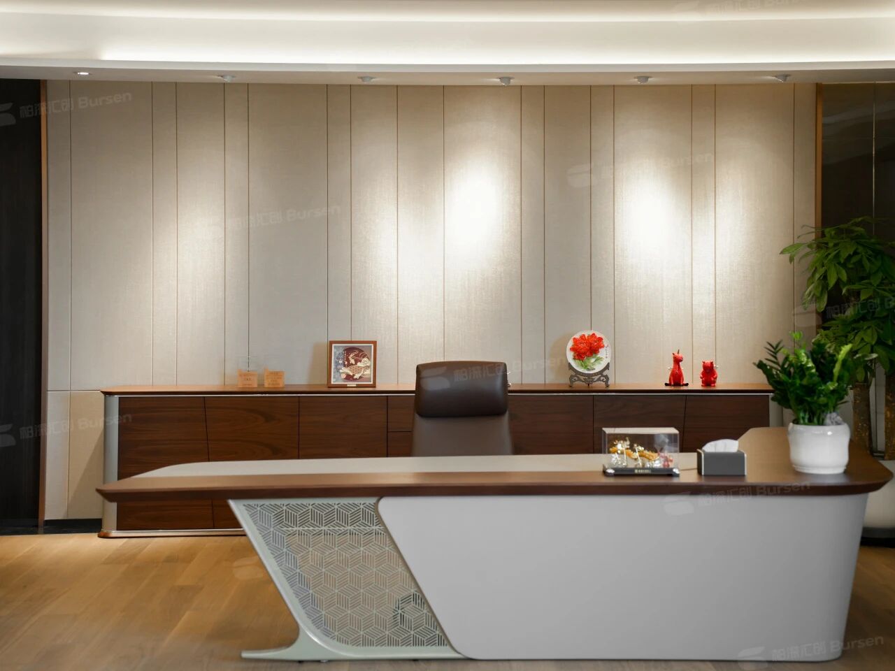 1200m²钢制企业办公实景