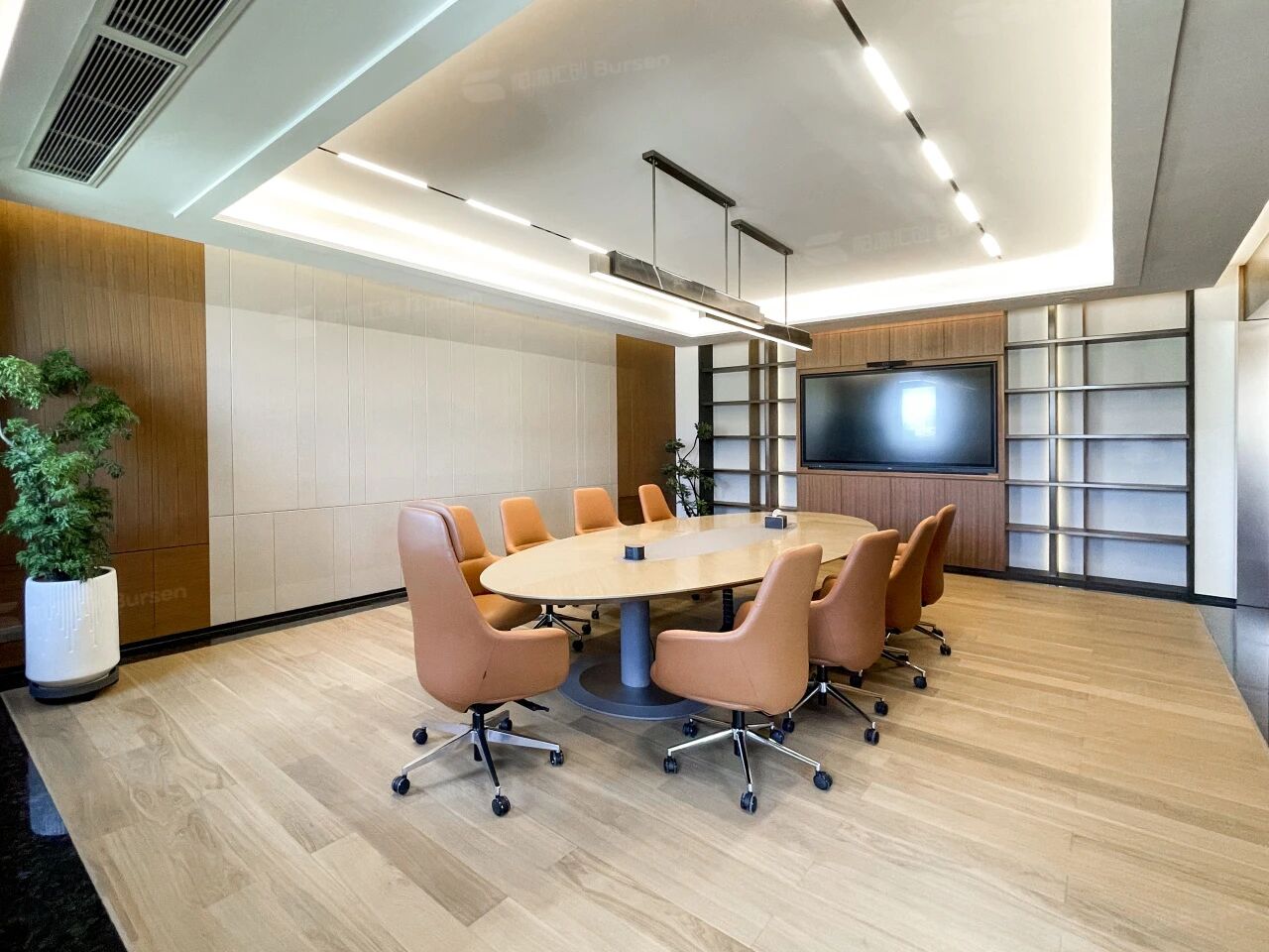 1200m²钢制企业办公实景