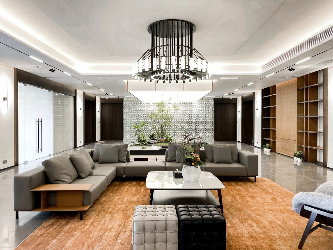 1200m²钢制企业办公实景