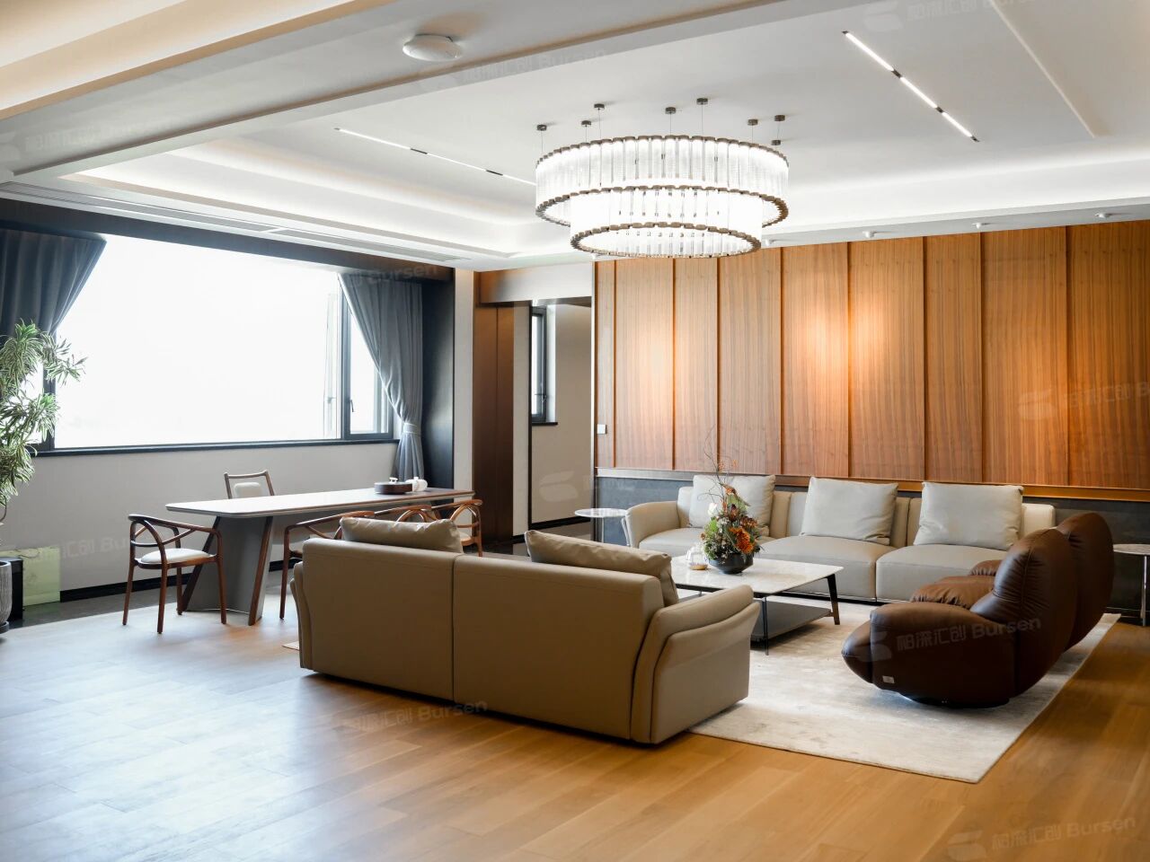 1200m²钢制企业办公实景